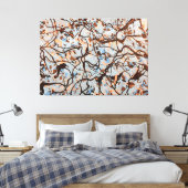 KLEURRIJKE SPLATTER LXXII - Action painting - Canvas Afdruk (Insitu (Slaapkamer))