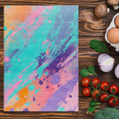 Kleurrijke Splatter Paint Art Chopping Board Snijplank