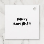 Kleurrijke Splatter Paint Art Gift Labels (Achterkant)