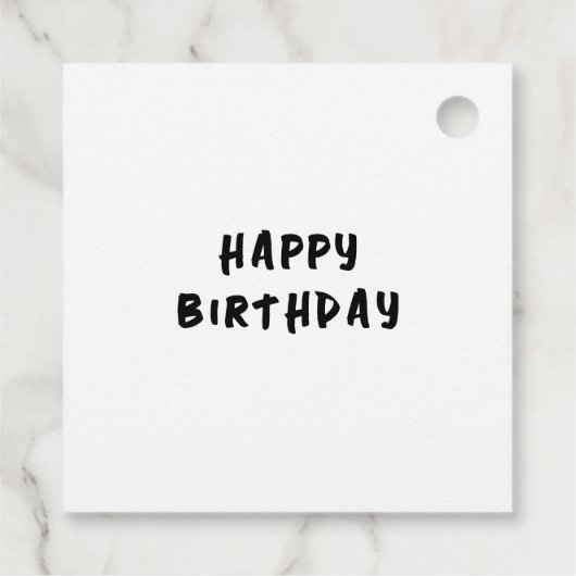 Kleurrijke Splatter Paint Art Gift Labels (Achterkant)