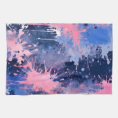 Kleurrijke Splatter Paint Art Keukenhanddoek (Horizontaal)