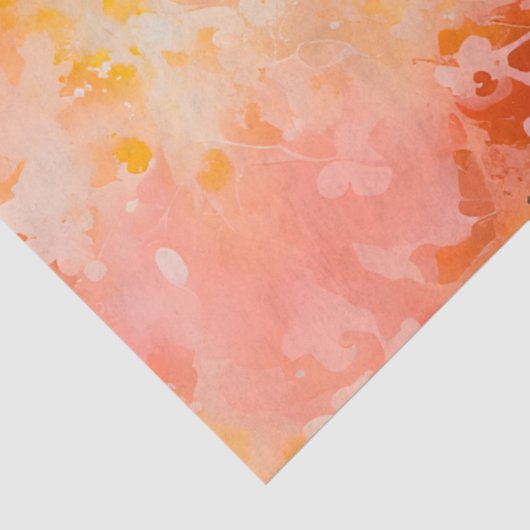 Kleurrijke Splatter Paint Art Tissue Paper Tissuepapier (Detail)