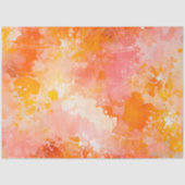 Kleurrijke Splatter Paint Art Tissue Paper Tissuepapier (Voorkant)