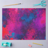 Kleurrijke Splatter Paint Art Tissue Paper Tissuepapier (Craft)