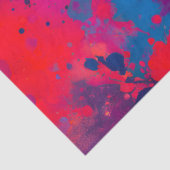 Kleurrijke Splatter Paint Art Tissue Paper Tissuepapier (Detail)