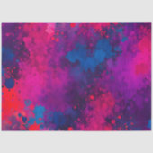 Kleurrijke Splatter Paint Art Tissue Paper Tissuepapier (Voorkant)