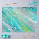 Kleurrijke Splatter Paint Art Tissue Paper Tissuepapier (Craft)