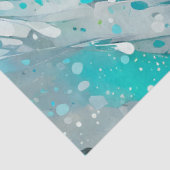 Kleurrijke Splatter Paint Art Tissue Paper Tissuepapier (Detail)