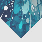 Kleurrijke Splatter Paint Art Tissue Paper Tissuepapier (Detail)