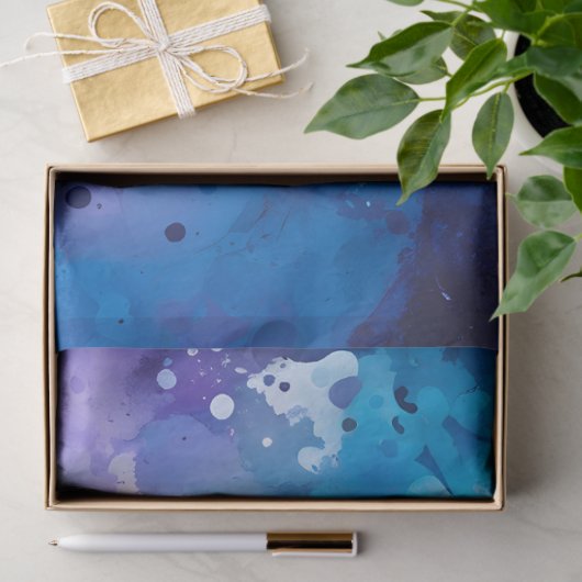 Kleurrijke Splatter Paint Art Tissue Paper Tissuepapier (Geschenk)