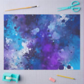 Kleurrijke Splatter Paint Art Tissue Paper Tissuepapier (Craft)