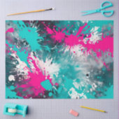Kleurrijke Splatter Paint Art Tissue Paper Tissuepapier (Craft)