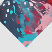 Kleurrijke Splatter Paint Art Tissue Paper Tissuepapier (Detail)