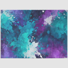 Kleurrijke Splatter Paint Art Tissue Paper Tissuepapier