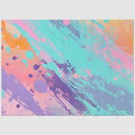 Kleurrijke Splatter Paint Art Tissue Paper Tissuepapier