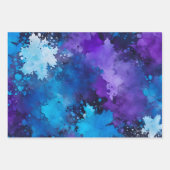 Kleurrijke Splatter Paint Art Wrapping Papiervelle Inpakpapier Vel (Voorkant 3)