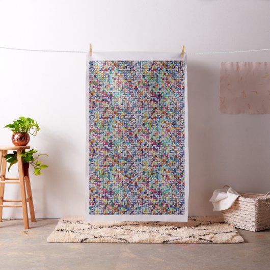 Kleurrijke splatters: abstract ontwerp stof (Voorbeeld)