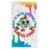 Kleurrijke Spletters van verf en drijfgas Klein Cadeauzakje (Achterkant)