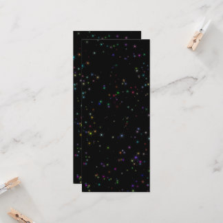 Kleurrijke sprankelende sterren in nachtelijke hem