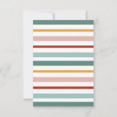 Kleurrijke Spring Birds en Paraplu's Vrijgezellenf Kaart (Achterkant)