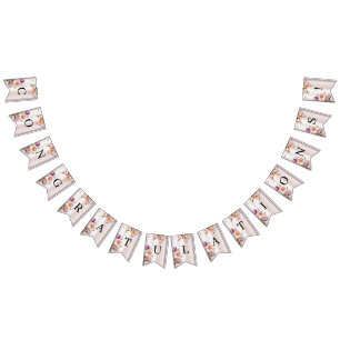 Kleurrijke Spring Flowers Bunting Flag Vlaggetjes