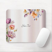 Kleurrijke Spring Flowers Mousepad Muismat (Met muis)