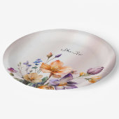 Kleurrijke Spring Flowers Paper Bord (Gekanteld)