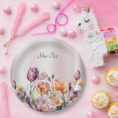 Kleurrijke Spring Flowers Paper Bord (Feest)