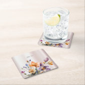 Kleurrijke Spring Flowers Paper Onderzetter (Insitu)