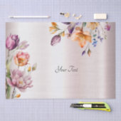 Kleurrijke Spring Flowers Tissue Paper Tissuepapier (Craft)