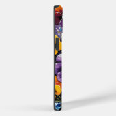 Kleurrijke Spring Pansies en Pareltjes Case-Mate iPhone Case (Achterkant / Rechts)