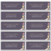 Kleurrijke Spring Wildflower Guest Address Label (Voorkant)