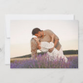 Kleurrijke Spring Wildflower Meadow Foto QR-code Save The Date (Achterkant)