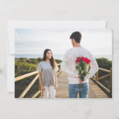 Kleurrijke Spring Wildflower Meadow Foto QR-code Save The Date (Achterkant)