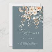 Kleurrijke Spring Wildflower Meadow Foto Save The Date (Voorkant)