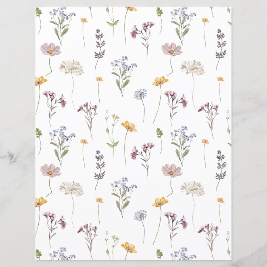 Kleurrijke Spring Wildflower Meadow Garden Divider (Achterkant)