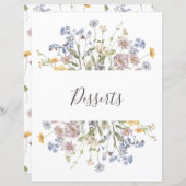 Kleurrijke Spring Wildflower Meadow Garden Divider (Voorkant / Achterkant)