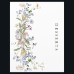 Kleurrijke Spring Wildflower Meadow Garden Divider<br><div class="desc">Leg de schoonheid van natuur vast op uw speciale dag met onze prachtige wildflower waterverf huwelijksreceptenverdeler. Elegant, uniek en bloeiend van liefde. Gebruik de tekstvelden om uw ontwerp te personaliseren met uw eigen bewoordingen en details. Als u de lettertypestijl, -kleur of -tekstplaatsing wilt wijzigen, klikt u gewoon op de knop...</div>