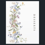 Kleurrijke Spring Wildflower Meadow Garden Divider<br><div class="desc">Leg de schoonheid van natuur vast op uw speciale dag met onze prachtige wildflower waterverf huwelijksreceptenverdeler. Elegant, uniek en bloeiend van liefde. Gebruik de tekstvelden om uw ontwerp te personaliseren met uw eigen bewoordingen en details. Als u de lettertypestijl, -kleur of -tekstplaatsing wilt wijzigen, klikt u gewoon op de knop...</div>