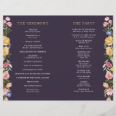 Kleurrijke Spring Wildflower Meadow Garden Program (Achterkant)