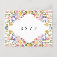 Kleurrijke Spring Wildflower Meadow Garden RSVP