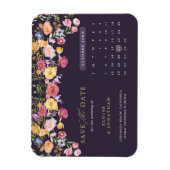 Kleurrijke Spring Wildflower Meadow Save the Date Magneet (Verticaal)