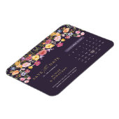 Kleurrijke Spring Wildflower Meadow Save the Date Magneet (Linkerzijde)