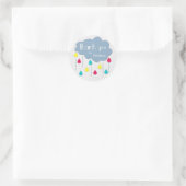 Kleurrijke Sprinkles Baby shower Dank u Stickers (Tas)