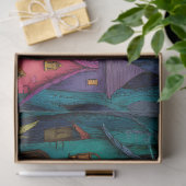 KLEURRIJKE SPROOKJESDORP DECOUPAGE WEEFSELPAPIER TISSUEPAPIER (Geschenk)