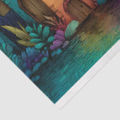 KLEURRIJKE SPROOKJESDORP DECOUPAGE WEEFSELPAPIER TISSUEPAPIER (Detail)