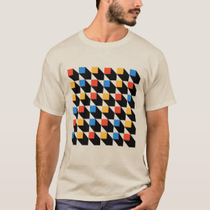Kleurrijke Squares T-shirt