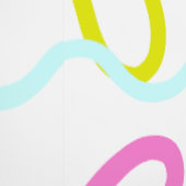Kleurrijke Squiggly Lines Wallpaper Behang (Zoom)
