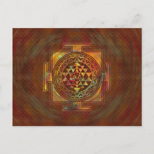 Kleurrijke Sri Lanka, Sri Lanka, Sri Chakra Briefkaart (Voorkant)