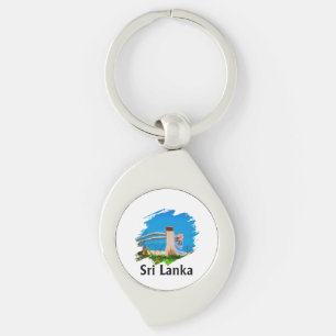 Kleurrijke Sri Lankaanse Sleutelhanger